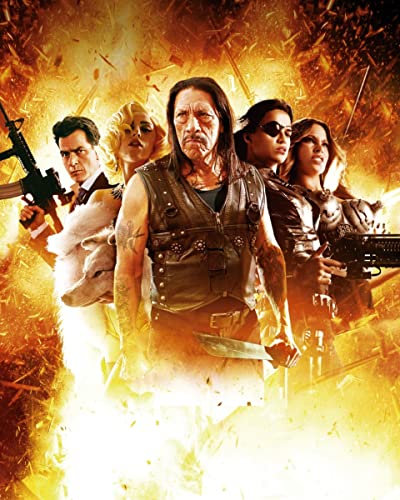 Machette Kills (2013) Lady Gaga, Amber Heard, Sofía Vergara, Danny Trejo, Demian Bichir, Charlie Sheen, Mel Gibson, Michelle Rodriguez Foto 25,4 x 20,3 cm