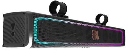 RallyBar XL – 35 Zoll Bluetooth Universal Outdoor Fahrzeug Soundbar mit eingebautem 300 W RMS-Verstärker, LED-Leuchten, IP66 Wasser- und staubabweisend