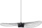 Msyyuu Suspension RéTro Vertigo Salon Lustre, Fibre De Verre + PolyuréThane De Chapeau Design Moderne Salon Cuisine Salle De Bain ÉClairage DéCoratif, E27 (Noir, 100cm)