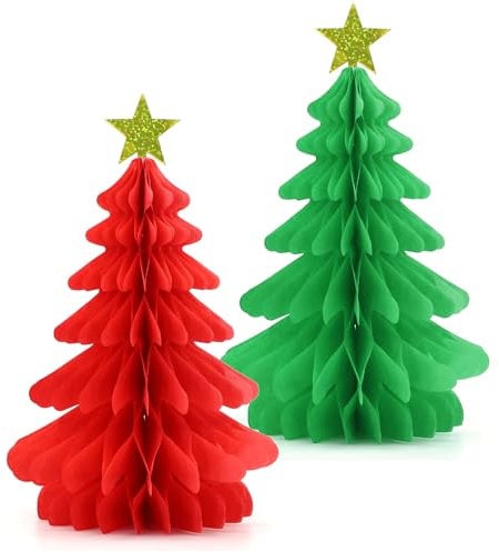 ALLY-MAGIC Premium Reusable Christmas Decorations, Paper Indoor Hanging Decorations for Christmas Dinner Table