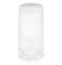 WAGNER Bodentürstopper/Wandtürstopper VULKANO BIG - Durchmesser Ø 45 x 75 mm, Puffer aus hochwertigem Vollgummi, transparent, zum Schrauben - Made in DE - 15525021