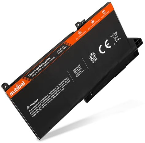 subtel Batería PGFX4 Compatible con DELL Latitude 12 7490, 7480, 7280, 7000, 700, DELL DJ1J0, PGFX4 3600mAh 11.4V