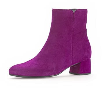 Gabor Damen Klassische Stiefeletten, Frauen Stiefeletten,uebergangsschuhe,uebergangsstiefel,reißverschluss,Boots,Stiefel,Orchid,36 EU / 3.5 UK