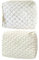 TYXHXTF 2 Pcs Trousse de Maquillage, Pochette de Rangement Maquillage, Motif Floral Grand Capacité Trousse de Toilette pour Voyage pour Femme Fille