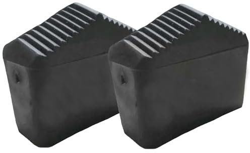 Ladder Feet Non-Slip Ladder Leg Cover - Replacement Ladder feet Caps 50x20mm 5x2cm - Pack of 2 - Black