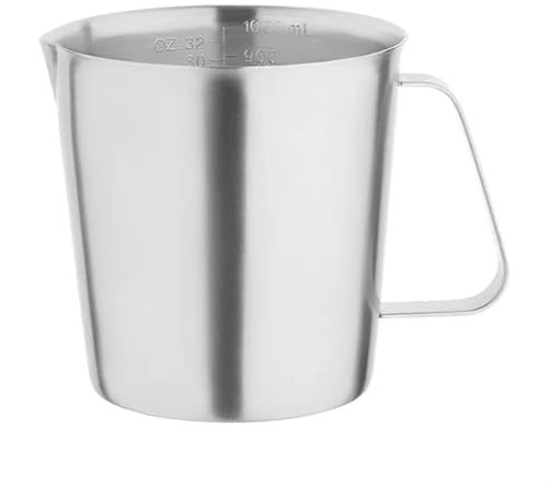 Vogue Stainless Steel Measuring Jug - 1Ltr