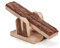 HUONIU Toboggan en Bois Naturel pour Petit Animal