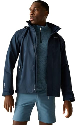 Regatta Herren Mens Matt Ii Outdoor Active Jackets Waterproof Shell Regenmantel (1er Pack)