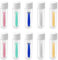 Lot de 10 Aides à L'insertion de Lentilles de Contact, Aide à L'insertion de Lentilles de Contact, Ventouse pour Lentilles de Contact, avec Flacon de Rangement, pour Lentilles Dures et Souples