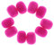 DKJAHSEK 10 Pieces Clip-on Headset Microphone Sponge Windscreen Wind Muff Mic Accessory For Small Lapel And Headset Microphone For Microphones Ktv(Red)