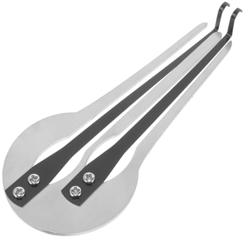 CVUTOVO Jew S Harp Mouth Harp Jaw 5.11 Inch Portable Metal Musical Instrument for Beginners Meditation and Ethnic Music