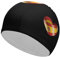 Gorro de baño Elegante con diseño de corazón y Bandera de España, Impermeable, para Proteger el Cabello, fácil de Poner y Quitar.