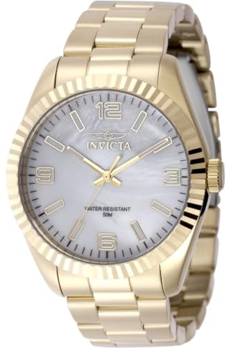 Invicta Specialty 50126 Herrenuhr - Quarzwerk - Edelstahl mit Perlmutt Zifferblatt - 43 mm