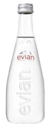 Caisse d'Eau Evian Bouteille en Verre 33 cl - Lot de 20 Bouteilles Premium