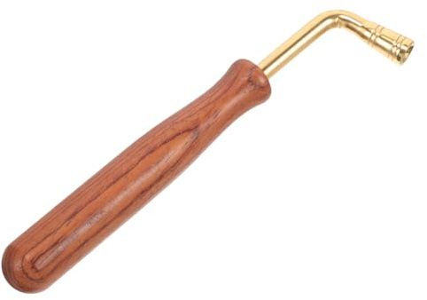 YARNOW Professionelles Tuning Werkzeug für Klavier und Hackbrett Schraubenschlüssel aus Metall mit Palisanderholzgriff Ergonomisches Stimmgerät für Dulcimer Guzheng und Musiker