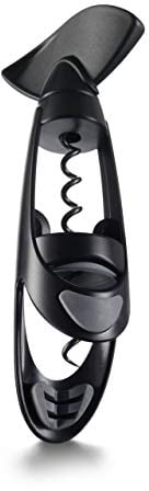 Vacu Vin- 68814606- Korkenzieher Twister schwarz Geschenkpackung
