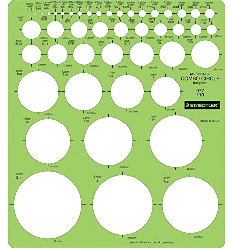 Staedtler Combo Circle Schablone 977 110