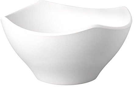 APS 83712 Schale ZEN, 21 x 21 cm, Höhe 11 cm, 1,4 Liter, Melamin, schwarz, Steinoptik