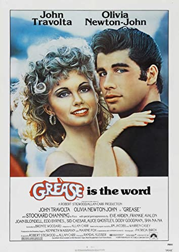 OMG Printing John Travolta Grease Poster/Druck/Bild Satin Fotopapier – A4 – 210 mm x 297 mm