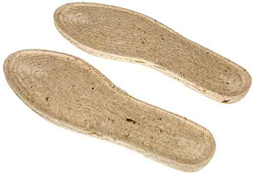 Prym Espadrille Woven Soles with Rubber Base Sewing Pattern, Straw/Jute, Natural, UK Size 8, EU Size 42, 1 Pair