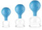 Pulox Set de ventouses en verre de diverses tailles et couleurs