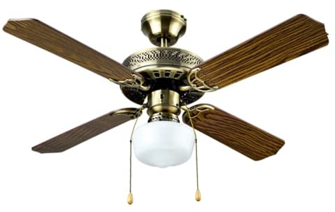 Bastilipo - Ventilador de techo de 105 cm, color bronce envejecido, Cádiz