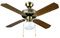 Bastilipo - Ventilador de techo de 105 cm, color bronce envejecido, Cádiz