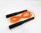 RUSH ATHLETICS ICON Freestyle-Seil – am besten für Releases, Tricks, Cardio-Fitness-Training, Perlen & PVC, verstellbar, 3 m, Orange