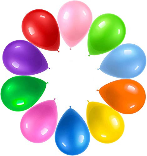 Prextex 900 Party-Luftballons, 30,5 cm, 10 verschiedene Regenbogenfarben – Großpackung mit starken Latex-Ballons für Partydekorationen, Geburtstagsfeiern oder Bogen-Dekor – Heliumqualität