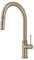 KRAUS Allyn KPF-2654BG - Grifo de cocina industrial moderno y desplegable con una sola manija en oro cepillado