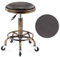 Vintage Bürohocker Hocker mit Rollen Hocker Höhenverstellbar Sitzhocker,Ergonomischer Hocker Rollhocker Drehhocker Frisierhocker PU Kunstleder Bezogener Sitz,Sitzhöhe ca.46-60cm,Bis160kg (Stil 4)