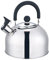 2.5L Stainless Steel Whistling Camping Kettle, Lightweight, Compact and Durable, Perfect for Camping Trips, Hiking, Cooking, Campsite, Campfire, BBQ, Walking Holiday, Glamping, Festival (Silver)