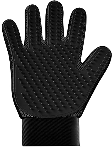 KENNELS & KATS Fellpflegehandschuh,Enthaarungshandschuh für einfache, saubere Fellpflege, Kaninchen und Pferde mit langen/kurzen/lockigen Haaren,Tierhaarhandschuhe für Tierhaarentfernung