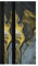 Black Gold Black Paint Marble Texture Acrylic Painting Modern Art Refrigerator Door Handle Cover Kitchen Appliance Decor Handle Anti-Skid Protector Fridge, Oven Keep Off Fingerprints Food Stains