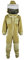 Imkeranzug Premium mit Atmungsnetz für Imker Bienen Stichfest weiß oder braun 120 140 S M L XL XXL, M · braun