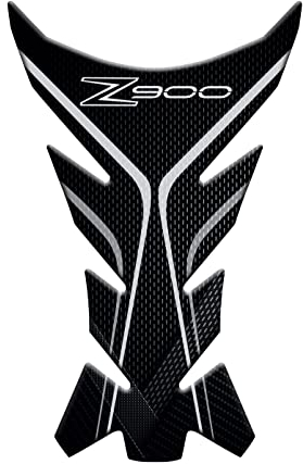 Motorcycle PARASERBATOIO RESINATO ADESIVO EFFETTO 3D, COMPATIBILE con KAWASAKI Z900 (NERO)