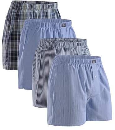 DANISH ENDURANCE American Boxershorts (4er | 6er Pack), 100% Bio-Baumwolle Herren Boxershorts, Weich, Atmungsaktiv, für Herren & Jungen