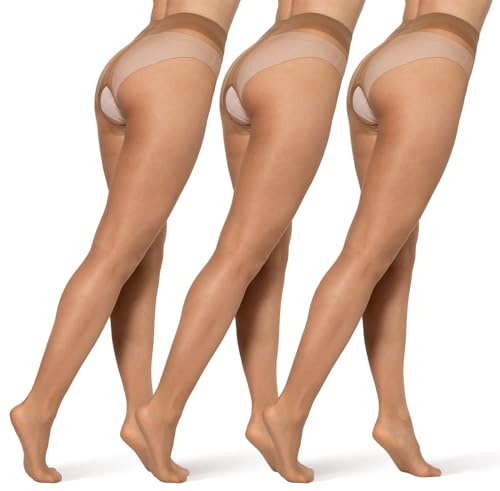BANANALU 20 Den Ouvert Strumpfhose mit offenem Schritt