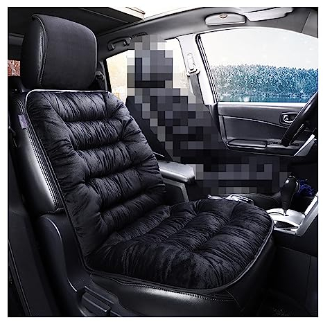 CGEAMDY Coussin Voiture Siege, Housses de Siège de Voiture Avant, Ensemble de Housses Siège Auto Universel, Anti-Poussière et Anti-Rayures, Accessoire Voiture, pour Les Voitures (Noir)