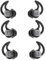 SNHTLS Silicone Ear Tips Replacement - Compatible with Bose Qc20 Qc30 IE2 SoundSport IE3 SIE2i Headphones - M Size, 3 Pairs