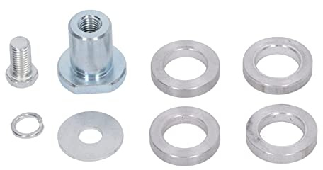 Hyuduo Kit Adaptador Amoladora Angular Aleación Aluminio para Ranurado Pared Ladrillos Azulejos con Tornillos Rodamientos Arandelas Juntas M10 Duradero