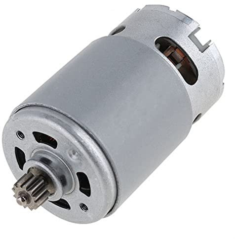 électrique remplacer 1 pièces perceuse sans fil électrique tournevis moteur 10.8V deux vitesses 11 dents 550 moteur à courant continu 10.8V 12V 14.4V 16.8V 18V 21V RS550 moteur roulement de la boîte d