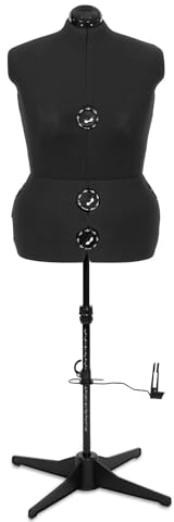 Schneiderpuppe Diana (XL (ca. 56 - 60) - Schwarz)