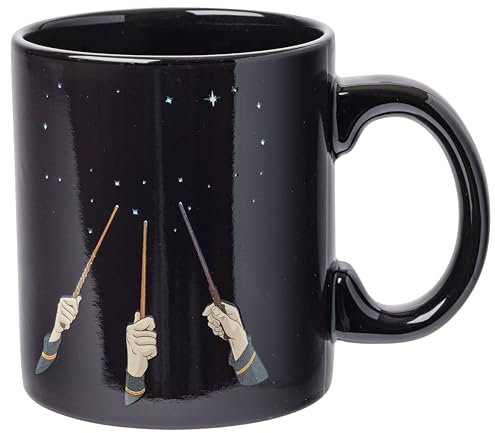 Silver Buffalo Harry Potter Zauberstab Reveal Heat Reveal Keramikbecher, 590 ml