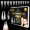 L'Exfose 552 pcs Capsule Americaine Ongle Amande - 12 Tailles Hypoallergenique PMMA Moyen Faux Ongles Capsule for DIY Nail Art & Salons Acrylique ongle pose americaine Semi Transparent Capsule Gel X