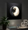 MyMaxxi - Pixlip Poster Abstraktes Yin-Yang-Symbol Wandbild Design Wand Dekoration, Foto schwarz weiß Leuchtrahmen - Symbol China, 42x60 cm, Rahmen: Leuchtrahmen inkl. Druck