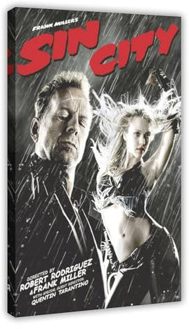 NWGACS Sin City Movie 2 Leinwand-Poster, Schlafzimmer-Dekor, Sportlandschaft, Büro, Raumdekoration, Geschenk, Rahmen-Stil, 50 x 75 cm