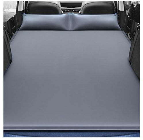 XFANGNB Auto Aufblasbare Luftmatratze für VW Tiguan Touareg Touran Atlas, Tragbar Kofferraum Luftbett Matratze Camping Reisebett Luftkissen Autobett Zubehör,D/Grey