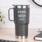 Wanapix | Taza Térmica Personalizada de Doble Capa | Capacidad 600 ml | Color Gris | Conserva Frío y Calor durante Horas | Grabado con Nombre + is the best in the world | Regalo Original | Eres genial