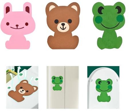 6 Stück Wc Deckel Aufkleber,Bad Klo Toilettendeckel Wandtattoo Toilette Erfrischer Aufkleber Aufkleber duftende Aufkleber für Toilettendeckel